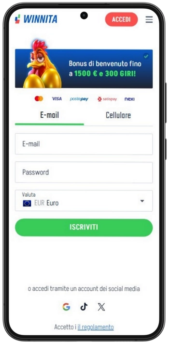 casino registrazione