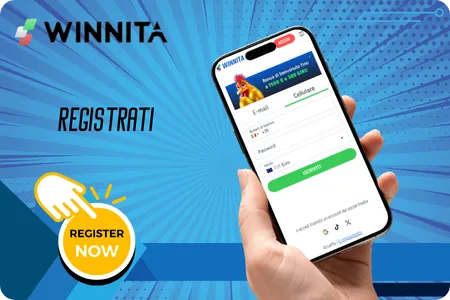 Registrati tramite App Winnita