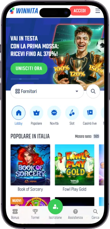 Sito ufficiale winnita