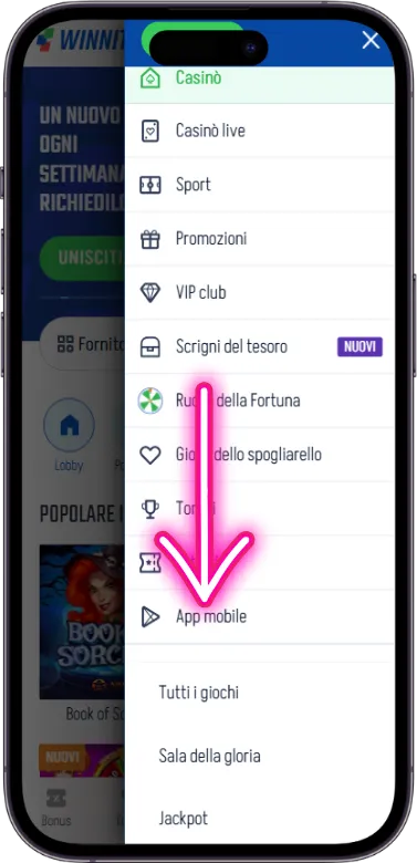 Winnita app Android