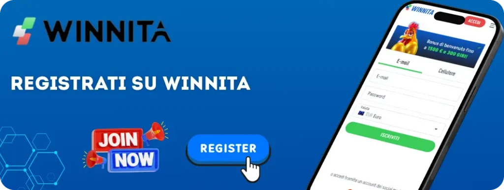 Registrati su Winita